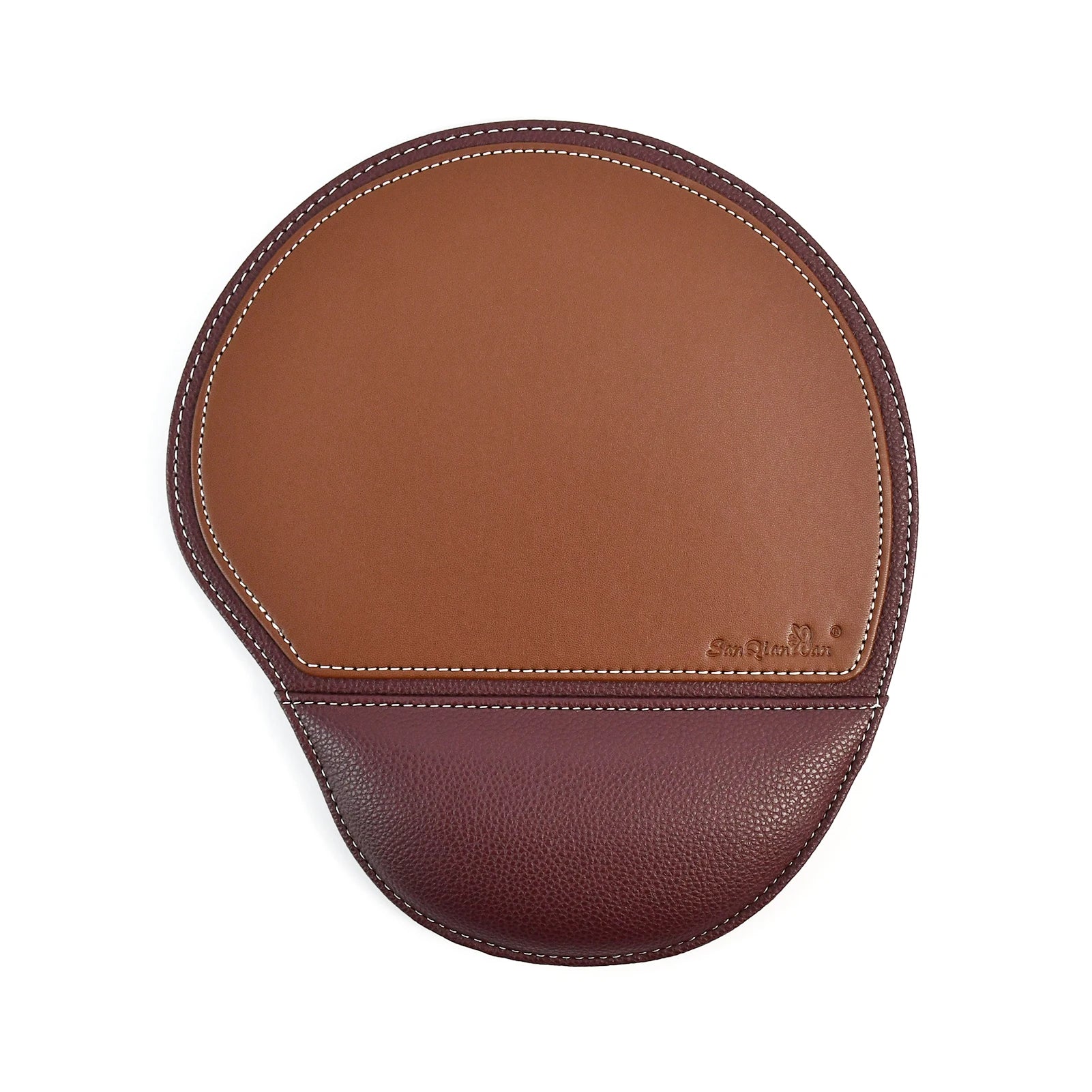 Tapis de souris ergonomique marron