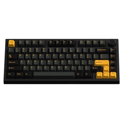 clavier mecanique noir jaune