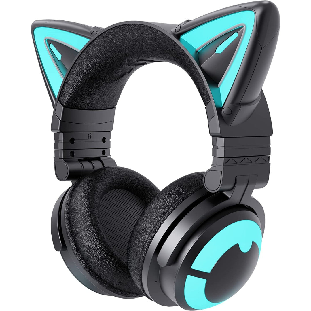 casque oreilles de chat noir
