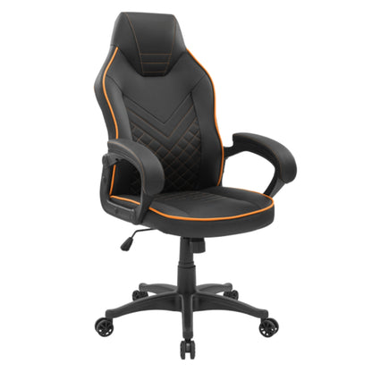 chaise gaming cuir orange